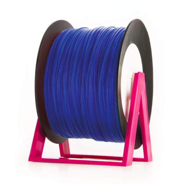 Bobina di filamento da 1kg di PLA 1,75mm Eumakers blu fluo Sharebot Monza stampa 3d
