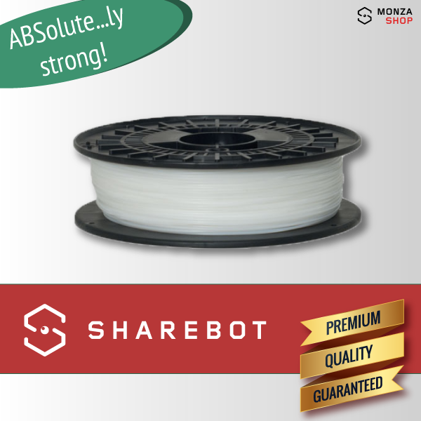 ABS bianco Sharebot ABSolute filamento ABS per stampa 3D sharebot monza store