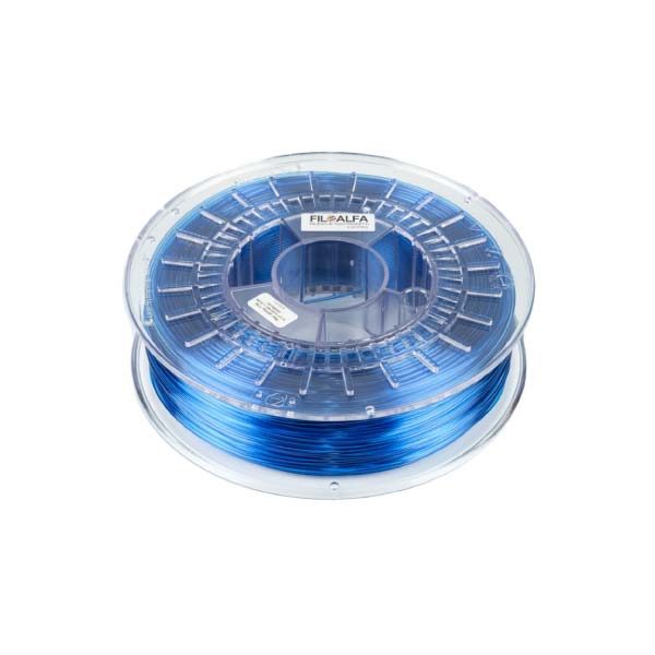 filamento petg filoalfa blu trasparente stampa 3d store monza sharebot