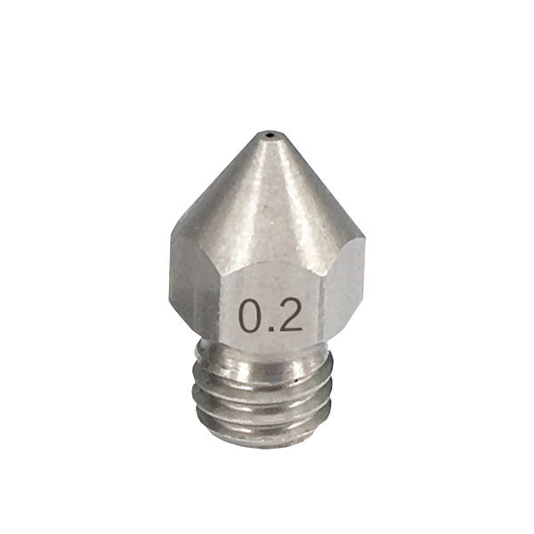 nozzle mk8 acciaio 0,2mm nozzle creality stampa 3D store monza